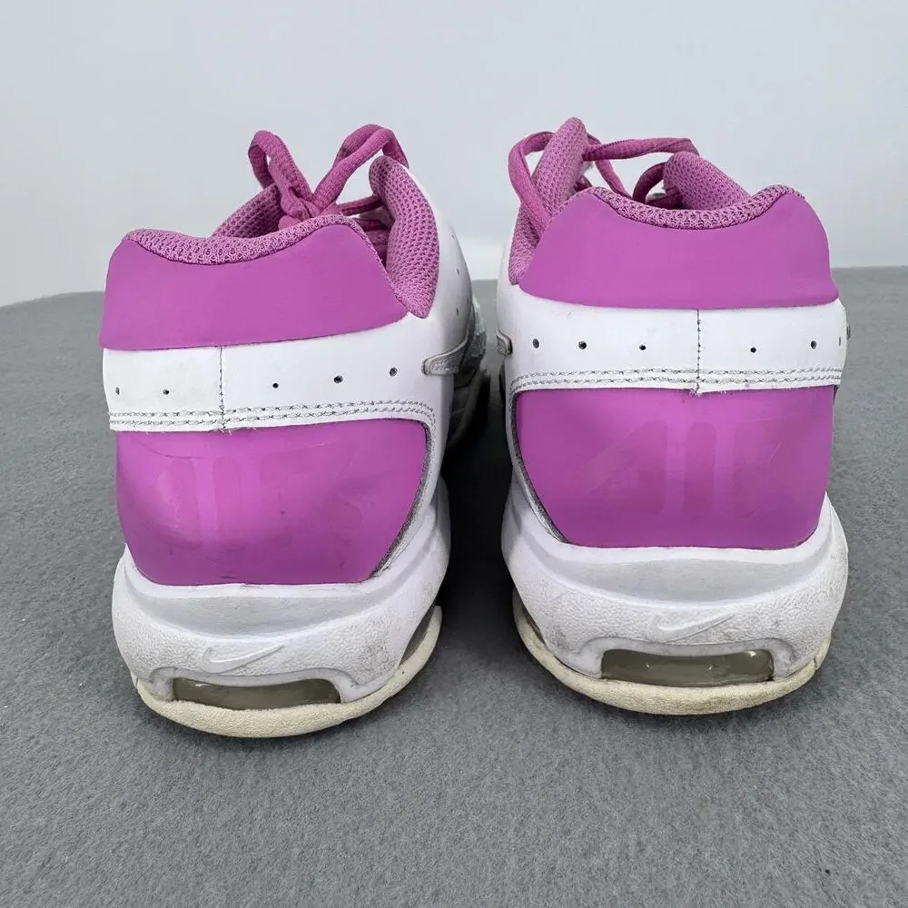 Nike Air Cage Advantage Tennis‎ Shoes 599365-105 Womens 9 White Pink Air Max